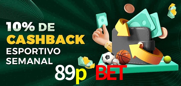 10% de bônus de cashback na 89p bet